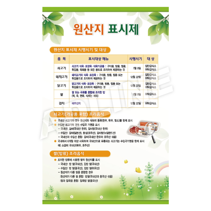 원산지표시제