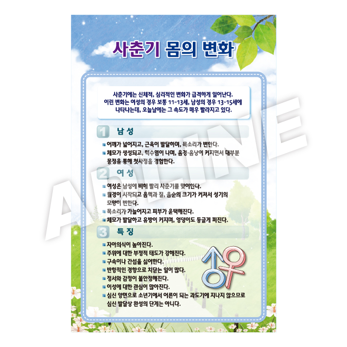 사춘기몸의변화